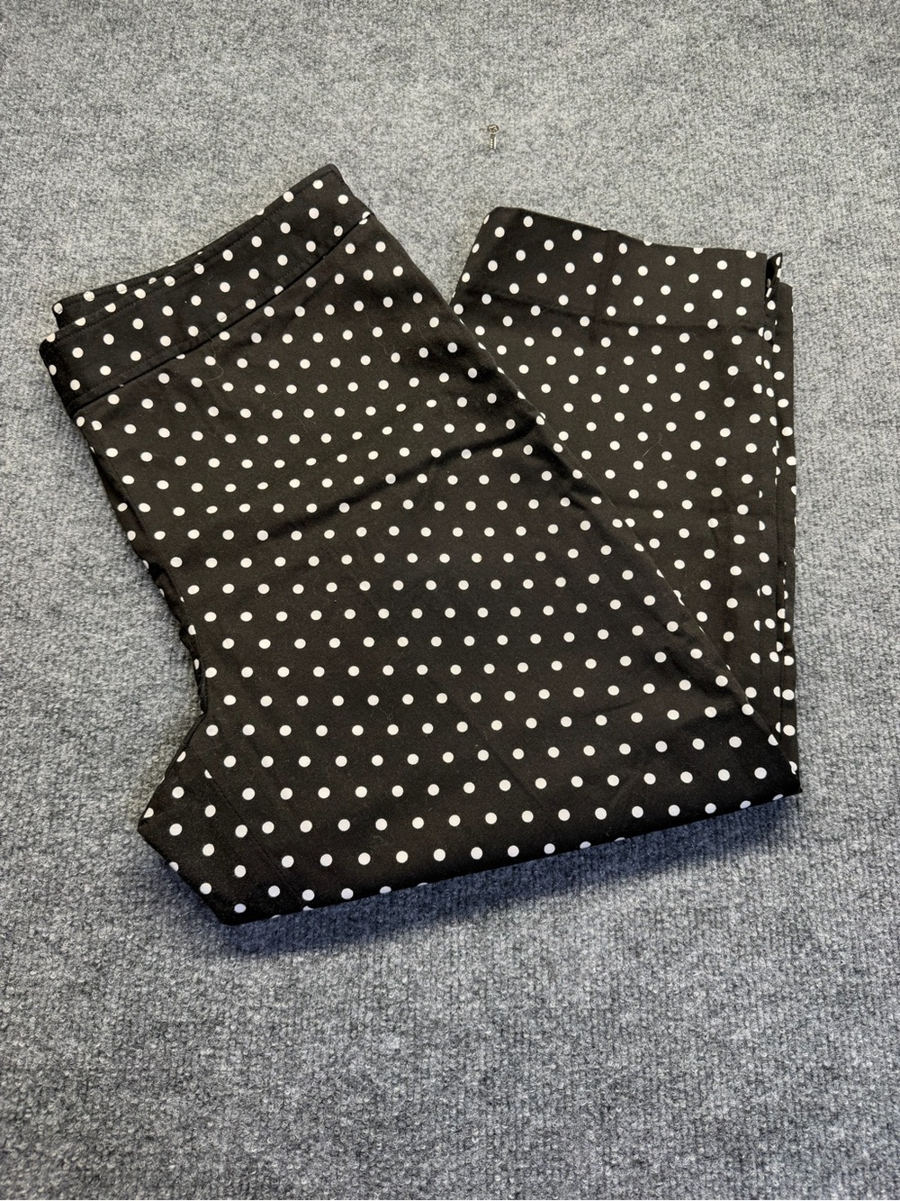 High-Rise Black Polka Dot Leggings